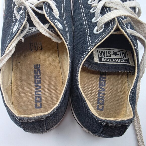 Converse Chuck Taylor All Star Womens Size 8 Black Low Top Shoes Casual Walking - Picture 7 of 13